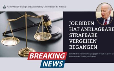 Breaking News: Joe Biden hat anklagbare strafbare Vergehen begangen