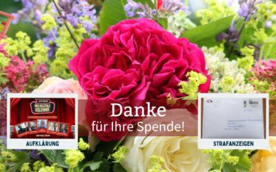 Danke für Ihre Spenden – ohne geht es nicht!