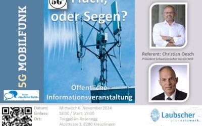 Kreuzlingen, 6.11.24 – Öffentliche Informationsveranstaltung 5G