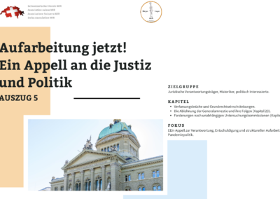 Aufarbeitung jetzt! – Ein Appell an die Justiz und Politik