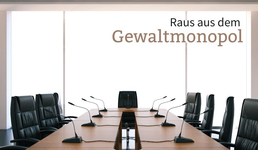 Raus aus dem Gewaltmonopol – Referat von Dr. D. Model